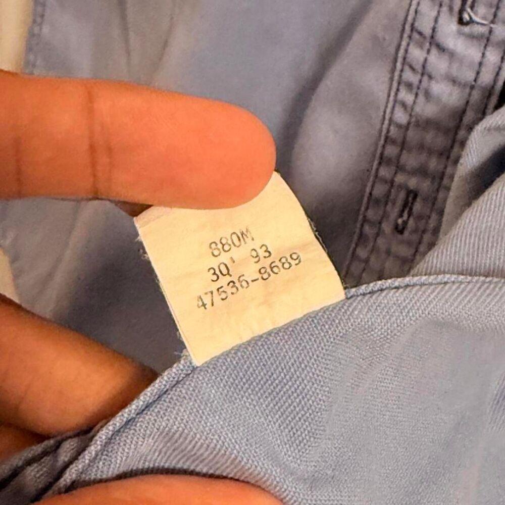 (1993) Levi's Jeans for Women Denim Work Shirt - Light Wash - M - Picture 5 of 6